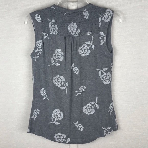 DANIEL RAINN Aliandra Braided Tie Knit Floral Top - Picture 7 of 7